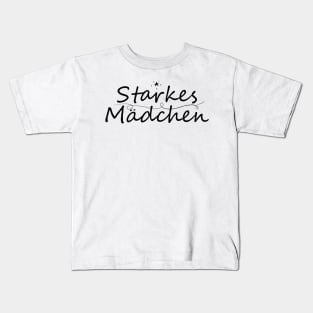 Starkes Mädchen Kids T-Shirt